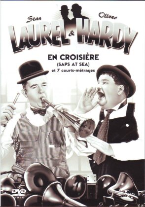 Laurel & Hardy - En croisière (s/w)