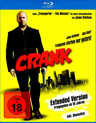 Crank (2006) (Extended Edition, 2 Blu-rays)