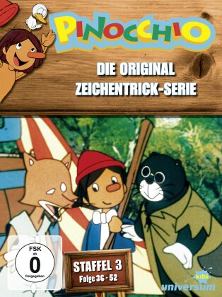 Pinocchio - Staffel 3 / Folgen 36-52 (3 DVDs)