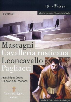 Orchestra of the Teatro Real Madrid, Jesús López Cobos & Vladimir Galouzine - Leoncavallo - I Pagliacci / Mascagni - Cavalleria Rusticana (Opus Arte, 2 DVDs)