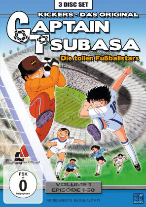 Captain Tsubasa - Vol. 1 / Episoden 1-30 (3 DVD)