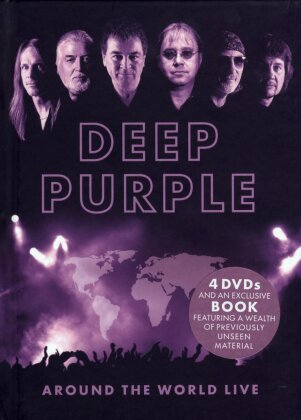 Deep Purple - Around the World (4 DVDs + Buch)