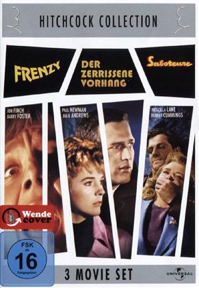 Frenzy / Der zerrissene Vorhang / Saboteure (Hitchcock Collection, 3 DVDs)
