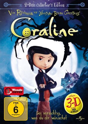 Coraline - (3-D & 2-D / Collector's Edition 2 DVDs) (2009)