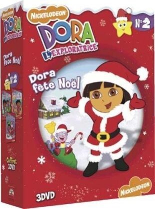 Dora l'Exploratrice - Coffret Dora 2 - Dora fête noël (3 DVDs)
