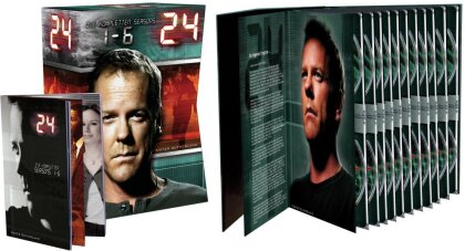 24 - Staffel 1-6 (Box, Limited Edition, 41 DVDs)