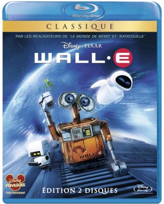Wall-E (2008) (Classique, 2 Blu-ray)