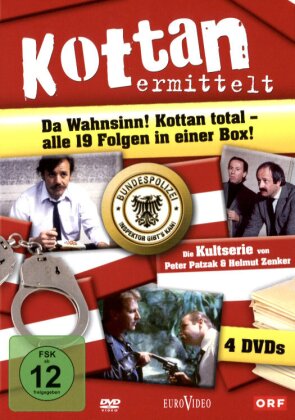 Kottan Ermittelt - Da Wahnsinn! - Kottan Total - Alle 19 Folgen (4 DVDs)
