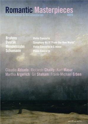 Berliner Philharmoniker, Gewandhaus Leipzig, Claudio Abbado, … - Romantic Masterpieces (Medici Arts, 4 DVDs)