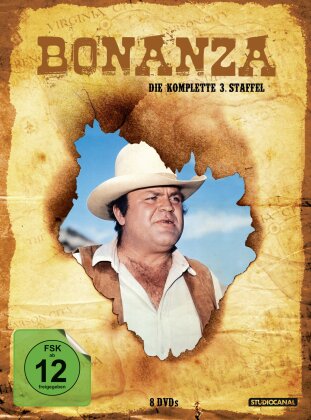 Bonanza - Staffel 3 (New Edition, 8 DVDs)