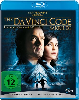 The Da Vinci Code (2006) (Extended Edition, 2 Blu-ray)