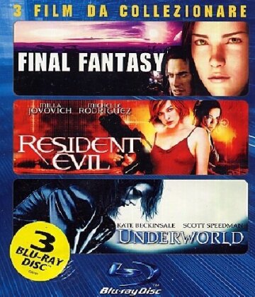 Underworld / Resident Evil / Final Fantasy (3 Blu-rays)
