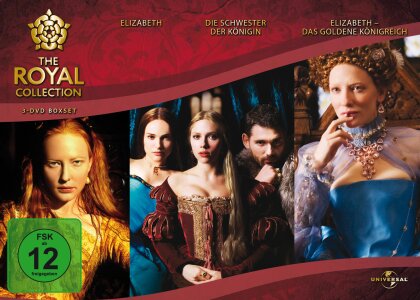 The Royal Collection - Elizabeth 1 & 2 / Die Schwester der Königin (3 DVDs)