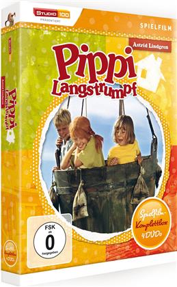 Pippi Langstrumpf - Spielfilm-Komplettbox (Studio 100, 4 DVDs)