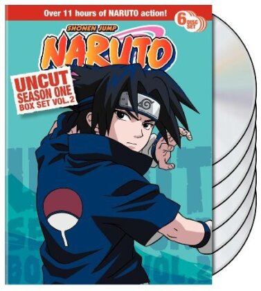 Naruto - Uncut Box Set Season 1, Vol. 2 (Uncut, 6 DVD)