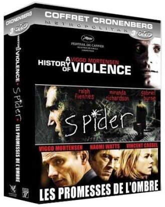 Coffret Cronenberg - A History of Violence / Spider / Les promesses de l'ombre (3 DVDs)