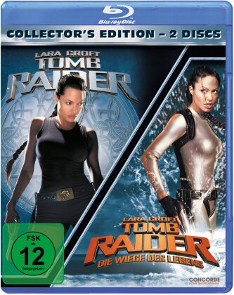Lara Croft: Tomb Raider / Lara Croft: Tomb Raider - Die Wiege des Lebens (Collector's Edition, 2 Blu-rays)
