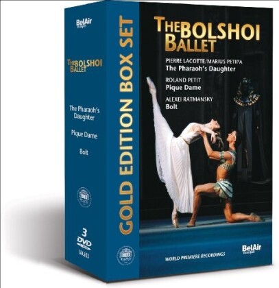 Bolshoi Ballet & Orchestra - La Fille du Pharaon / Bolt / Pique Dame (Bel Air Classique, Gold Edition, 3 DVDs)