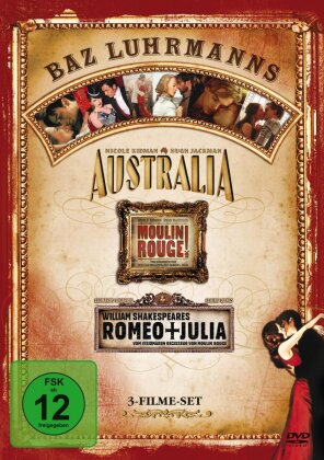 Australia / Moulin Rouge / Romeo & Julia - Baz Luhrmann Collection (3 DVDs)
