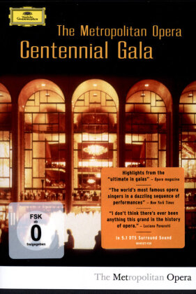Metropolitan Opera Orchestra, James Levine & Leonard Bernstein (1918-1990) - Metropolitan Opera Centennial Gala 1983 (Deutsche Grammophon, 2 DVDs)