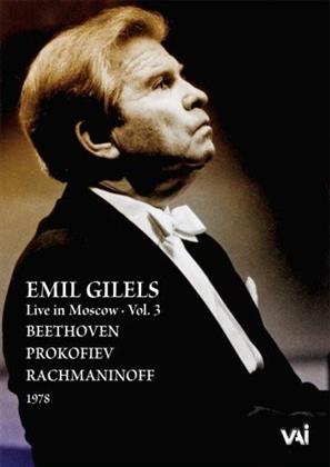 Emil Gilels - Beethoven / Prokofiev / Rachmaninov - Live in Moscow Vol. 3 (VAI Music)