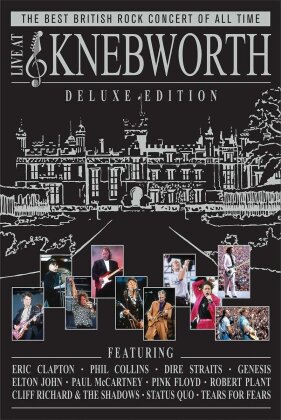Various Artists - Live at Knebworth (Deluxe Edition, 2 DVDs + 2 CDs)