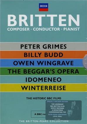 Various Artists - Britten: Composer - Conductor - Pianist (Decca, The Britten-Pears Collection, 7 DVD)