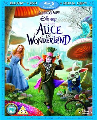 Alice in Wonderland (2010) (Blu-ray + DVD + Digital Copy)
