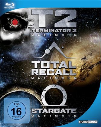 Terminator 2 / Total Recall / Stargate - Ultimate Sci-Fi Box (Steelbook, 3 Blu-rays)