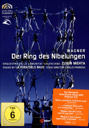 Orquestra de la Comunitat Valenciana, La Fura Dels Baus & Zubin Mehta - Wagner - Der Ring des Nibelungen (C Major, Unitel Classica, 8 DVDs)