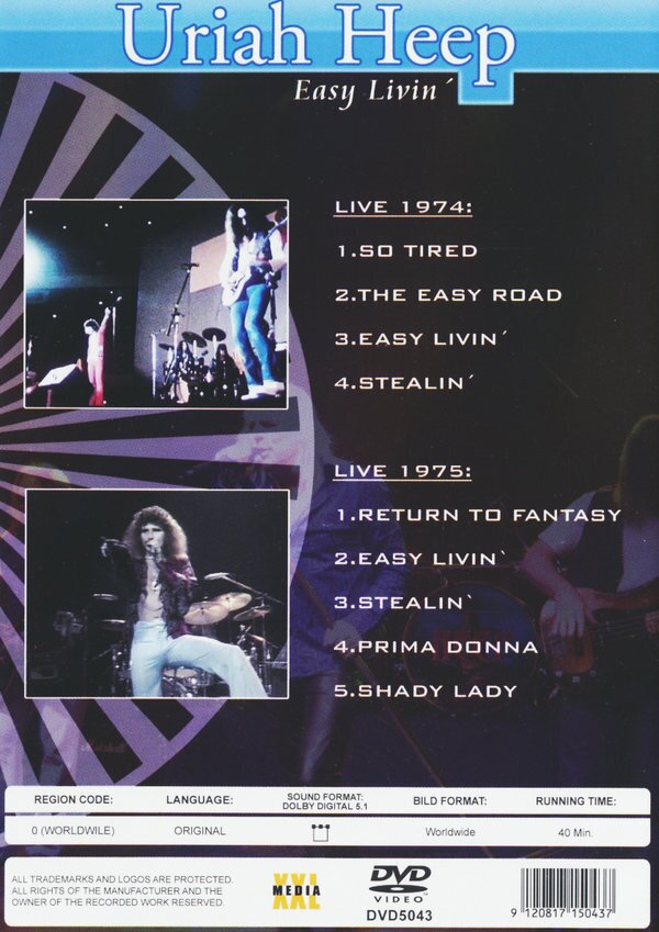Easy Livin By Uriah Heep Cede Com