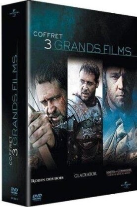 Coffret Russell Crowe - Robin des Bois (2010) / Gladiator / Master and Commander (3 DVD)