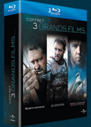 Coffret Russell Crowe - Robin des Bois (2010) / Gladiator / Master and Commander (3 Blu-ray)