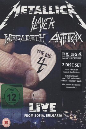 Metallica, Slayer, Megadeth & Anthrax - Live from Sofia Bulgaria 2010 - The Big 4 (Limited Deluxe Edition, 2 DVDs)