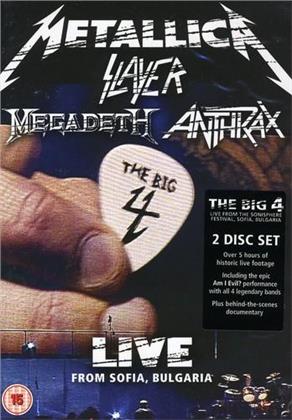 Metallica, Slayer, Megadeth & Anthrax - Live from Sofia Bulgaria 2010 - The Big 4 (2 DVDs)
