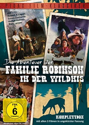 Die Abenteuer der Familie Robinson in der Wildnis - Komplettbox (Pidax Film-Klassiker) (3 DVDs)