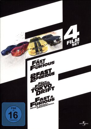 The Fast and the Furious 1 - 4 (4 DVDs)