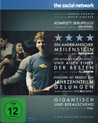 The Social Network - The Facebook Movie (2010) (Collector's Edition, 2 Blu-rays)