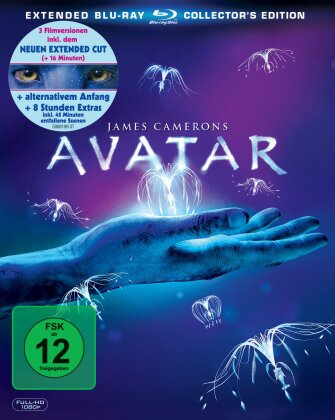 Avatar - Aufbruch nach Pandora (2009) (Extended Collector's Edition, 3 Blu-rays)
