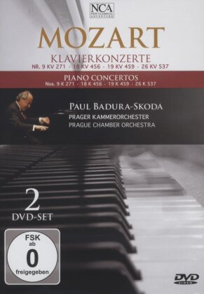 Prager Kammerorchester & Paul Badura-Skoda - Mozart - Piano Concertos Nos. 9, 18, 19 & 26 (2 DVD)