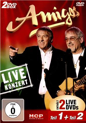 Die Amigos - Live - Konzert Teil 1 + 2 (2 DVDs)