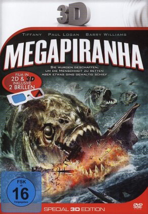 Megapiranha (2010) (Blu-ray 3D (+2D) + DVD)