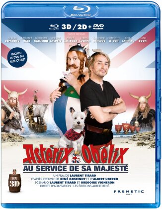 Astérix et Obélix - Au service de sa majesté (2012) (Blu-ray 3D + Blu-ray + 2 DVDs)