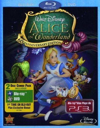 Alice in Wonderland (1951) (60th Anniversary Edition, Blu-ray + DVD)