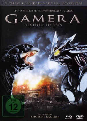 Gamera - Revenge of Iris (Limited Special Edition, Mediabook, Blu-ray + 2 DVDs)