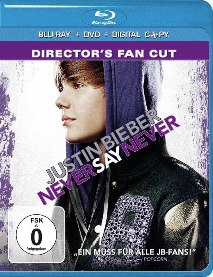 Never say never (Director's Fan Cut, Blu-ray + DVD) - Justin Bieber