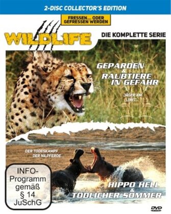 Wildlife Box - Geparden / Hippo (2 Blu-rays)