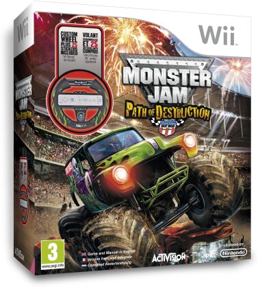 Monster Jam: Path of Destruction inkl. Wheel