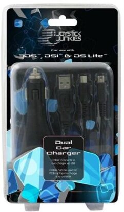 Joystick Junkies Car Charger black [NDSi, NDS, Nintendo 3DS]