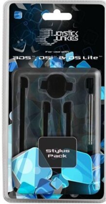 Joystick Junkies Stylus Pack black [NDSi, NDS, Nintendo 3DS]